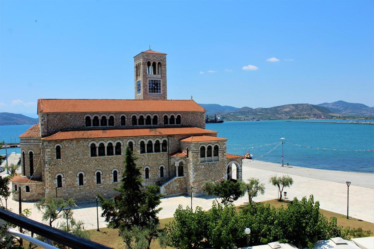 Luxury Sea View Apartment Volos Bagian luar foto
