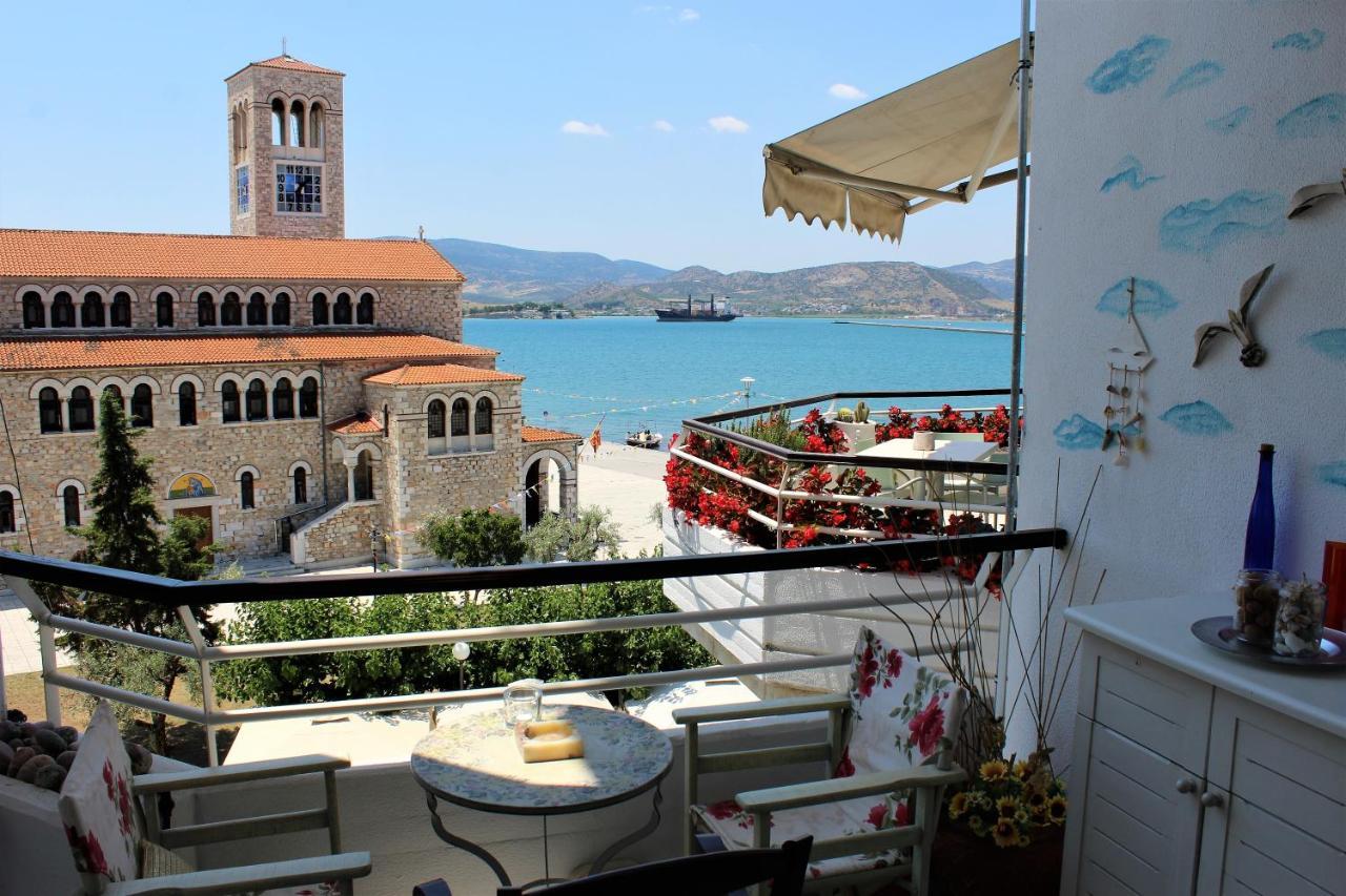 Luxury Sea View Apartment Volos Bagian luar foto
