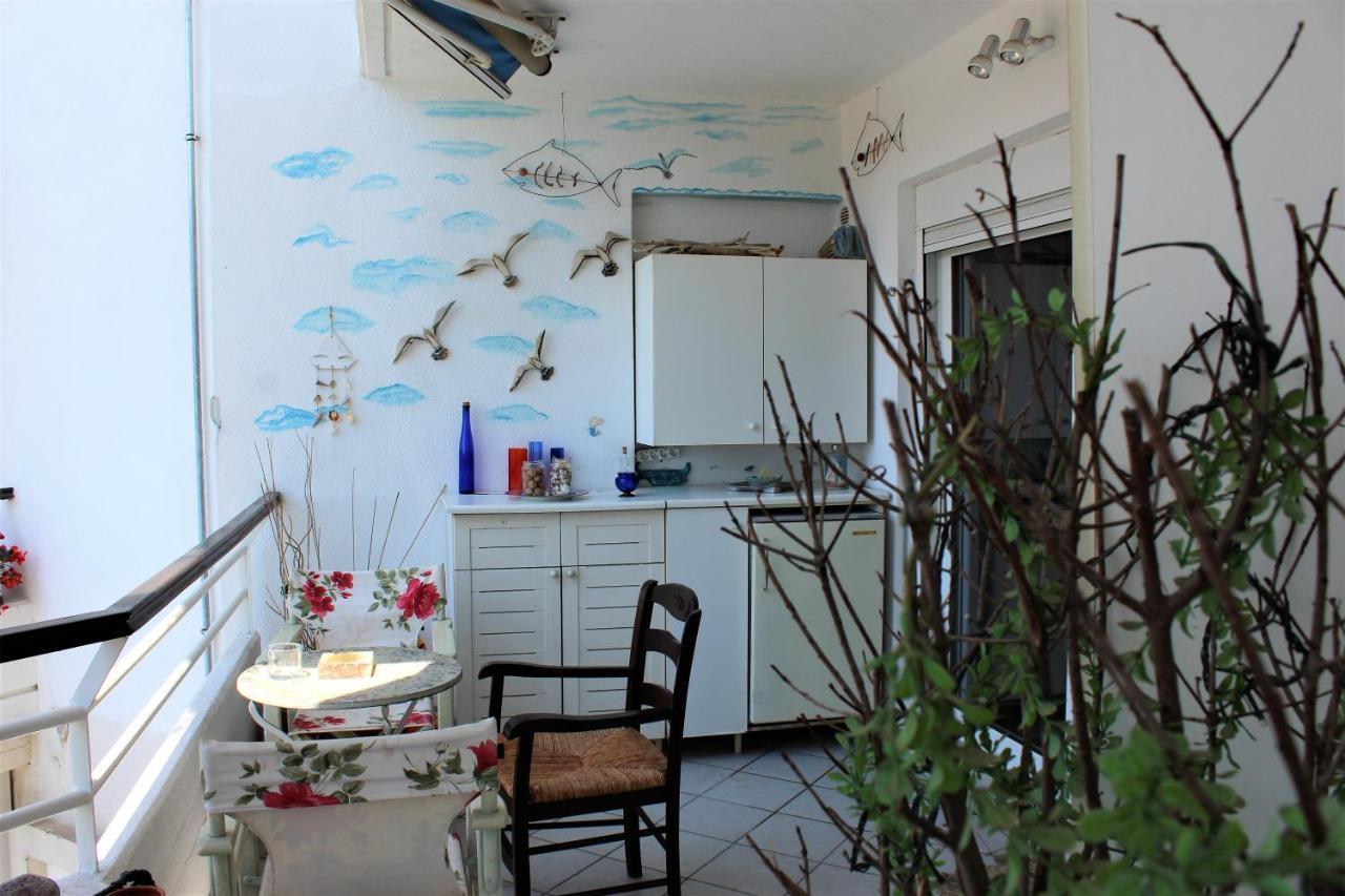 Luxury Sea View Apartment Volos Bagian luar foto
